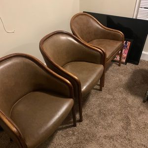 Charlotte Chair Company leather chairs